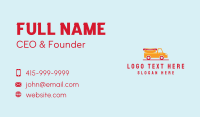 Hot Dog Food Truck Business Card