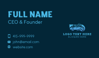 Car Wash Pressure Washer Business Card Design