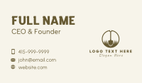 Garden Tool Shovel Business Card Design