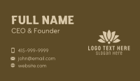 Lotus Flower Yoga Wellness  Business Card Design