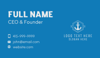 Seafarer Business Card example 1