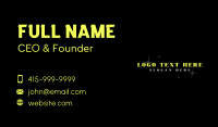 Generic Business Card example 4