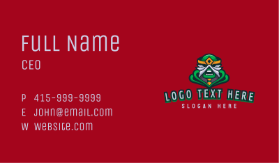 Gaming Combat Fighter Mascot Business Card