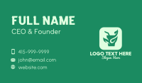 Organic Green Juice  Business Card