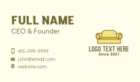 Yellow Sofa Couch Business Card