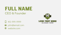 Soccer Team Varsity Business Card Design