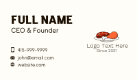 Hot Meat Plate Business Card Design