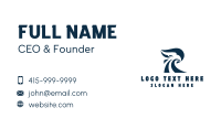 Generic Blue Bird Letter Business Card