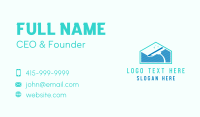 House Clean Wiper Business Card Design