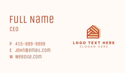 Home Floor Tiling Business Card