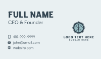 T-Handle Wrench Tools Business Card Design