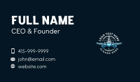 Airline Travel Flight  Business Card