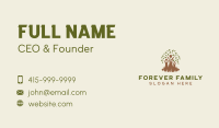 Family Tree Wellness Business Card Image Preview