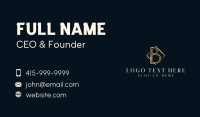 Deluxe Premium Letter B Business Card