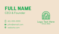 Green Coffee Farm Business Card Design
