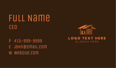 House Residential Realtor Business Card