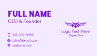 Nocturnal Business Card example 3