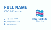 Banner Waves Business Card