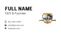 Box Truck Delivery Shield Business Card