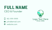 Lightbulb Outdoor Camp  Business Card