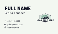 Lawn Mower Yard Cleaning Business Card