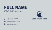 Shark Fin Circle Business Card Design