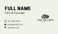 Vehicle Transport Truck Business Card Design