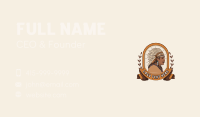 Native American Chief Business Card