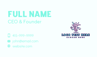 Taro Milk Tea Drink Business Card