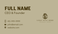 Gentleman Bowtie Mustache Business Card