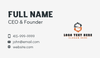 Excavator Industrial Contractor Business Card Design