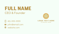 Tribal Sun Face  Business Card Design