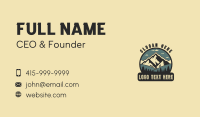 Mountain Trekking Adventure Business Card