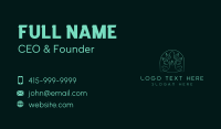 Organic Meditation Spa Business Card