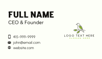 Bird Leaf Nature Business Card