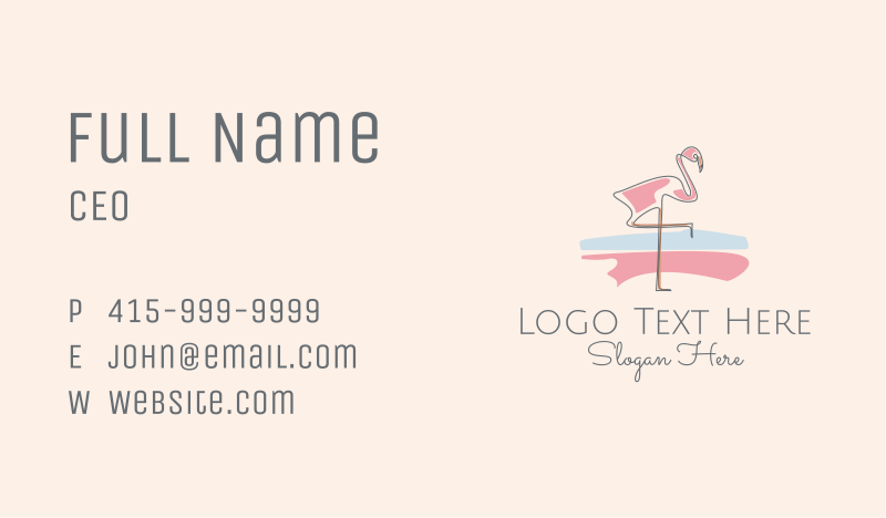 Fancy Business Card example 3