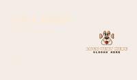 Puppy Pet Paw Business Card