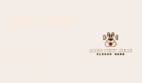 Puppy Pet Paw Business Card Design