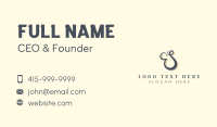Luxury Business Letter S Business Card