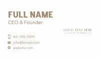 Dresses Business Card example 4