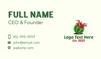 Fruitarian Business Card example 4