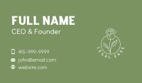 Floral Beauty Spa  Business Card