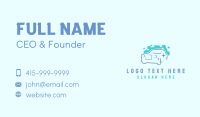 Blue Car Detailing Business Card