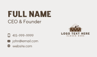 Masonry  Brick Construction Business Card