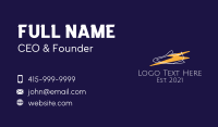 Thunder Sneaker Business Card Design