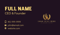 Lady Law Justice Business Card Design
