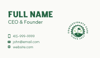 Golf Flag Tournament Business Card