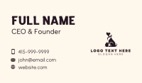 Labrador Dog Ball Business Card Design