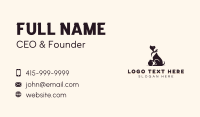 Labrador Dog Ball Business Card