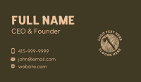Wood Business Card example 1